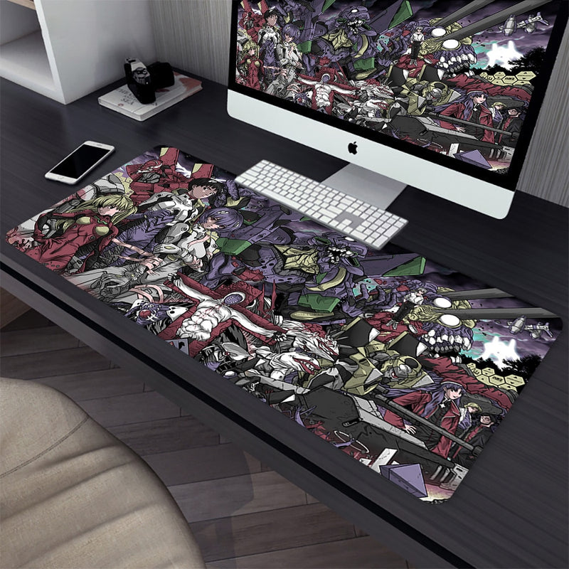 Tapis de Souris de Jeu Anime Evangelion - Confort et Style pour votre Bureau