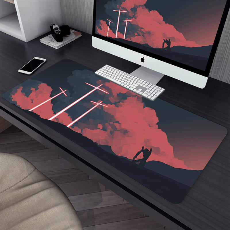 Tapis de Souris de Jeu Anime Evangelion - Confort et Style pour votre Bureau