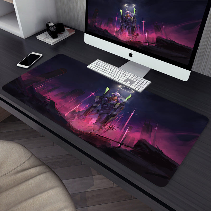 Tapis de Souris de Jeu Anime Evangelion - Confort et Style pour votre Bureau