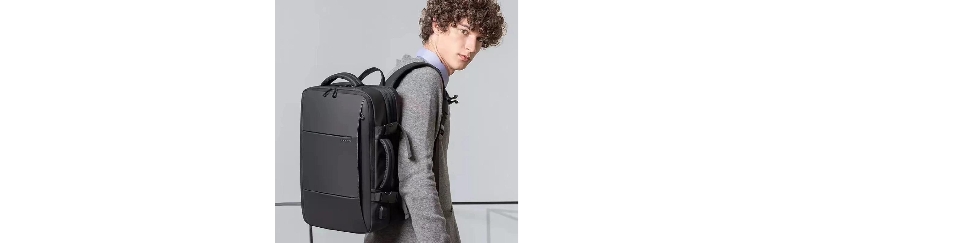  Sac à Dos BANGE Étanche pour Homme - Business, Voyage, École, USB, Grande Capacité, Extensible pour Ordinateur