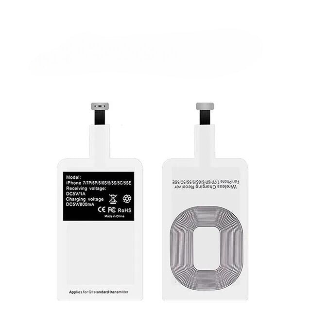 Récepteur de Chargeur Sans Fil - Adaptateur Type C et Micro USB pour iPhone 5/6/7 et Téléphones Android