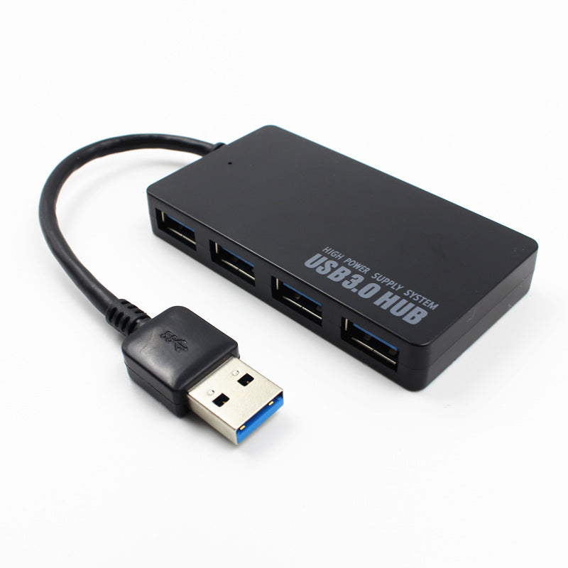 Hub USB 3.0 noir à 4 ports grande vitesse