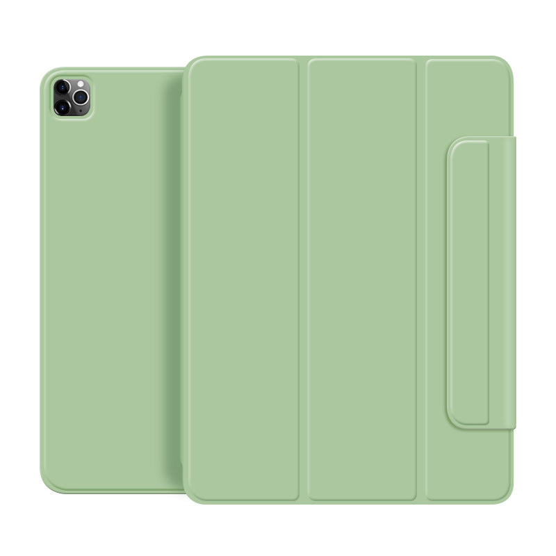 Étui vert menthe en cuir pour iPad Pro