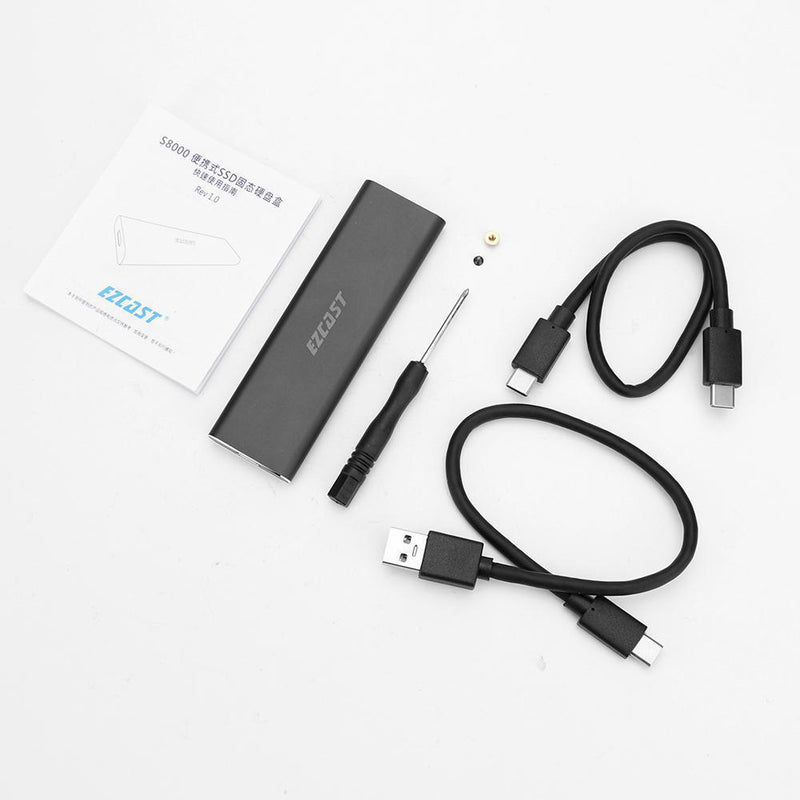 Disque dur externe mobile vers SSD à semi-conducteurs USB3.1