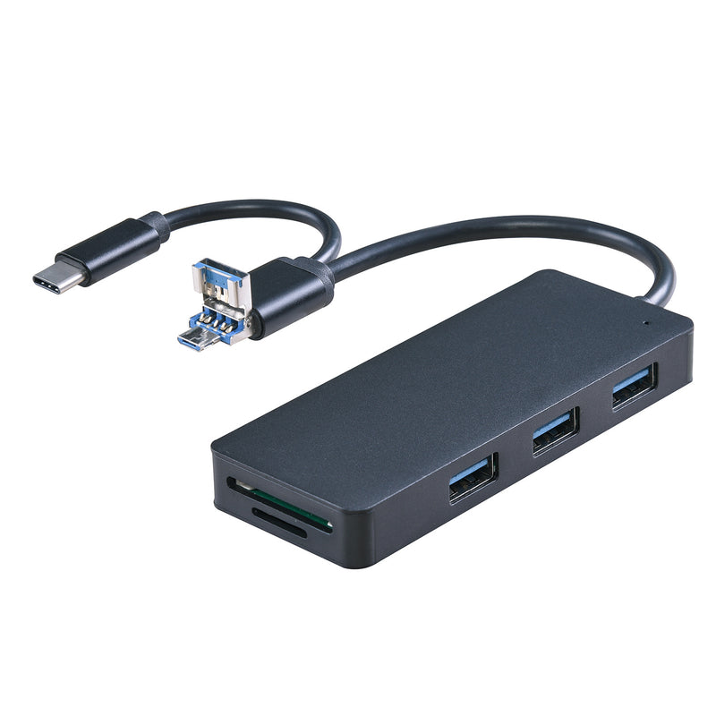 Lecteur de carte USB 3.0 Type C noir