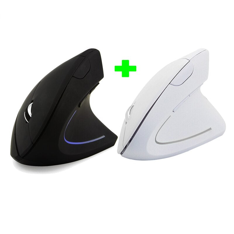 Souris sans fil ergonomique verticale pour un poignet sain et un jeu confortable sur ordinateur portable - 1600 DPI