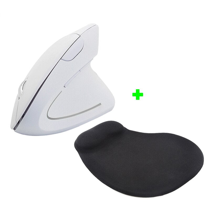 Souris sans fil ergonomique verticale pour un poignet sain et un jeu confortable sur ordinateur portable - 1600 DPI