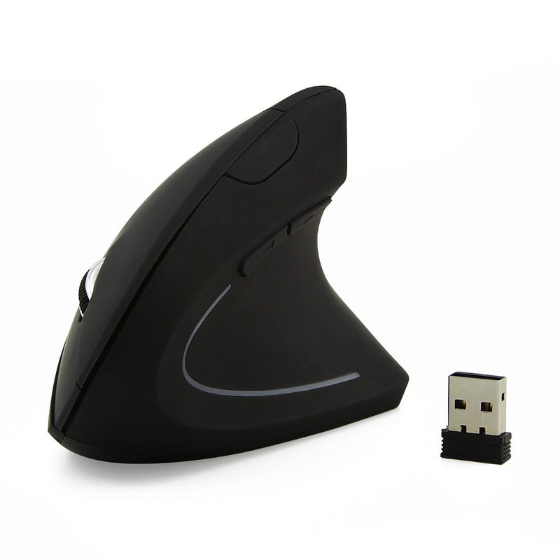 Souris sans fil ergonomique verticale pour un poignet sain et un jeu confortable sur ordinateur portable - 1600 DPI