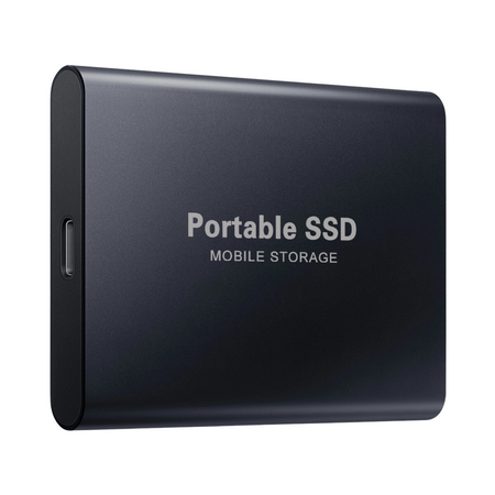 Disque SSD externe mobile noir